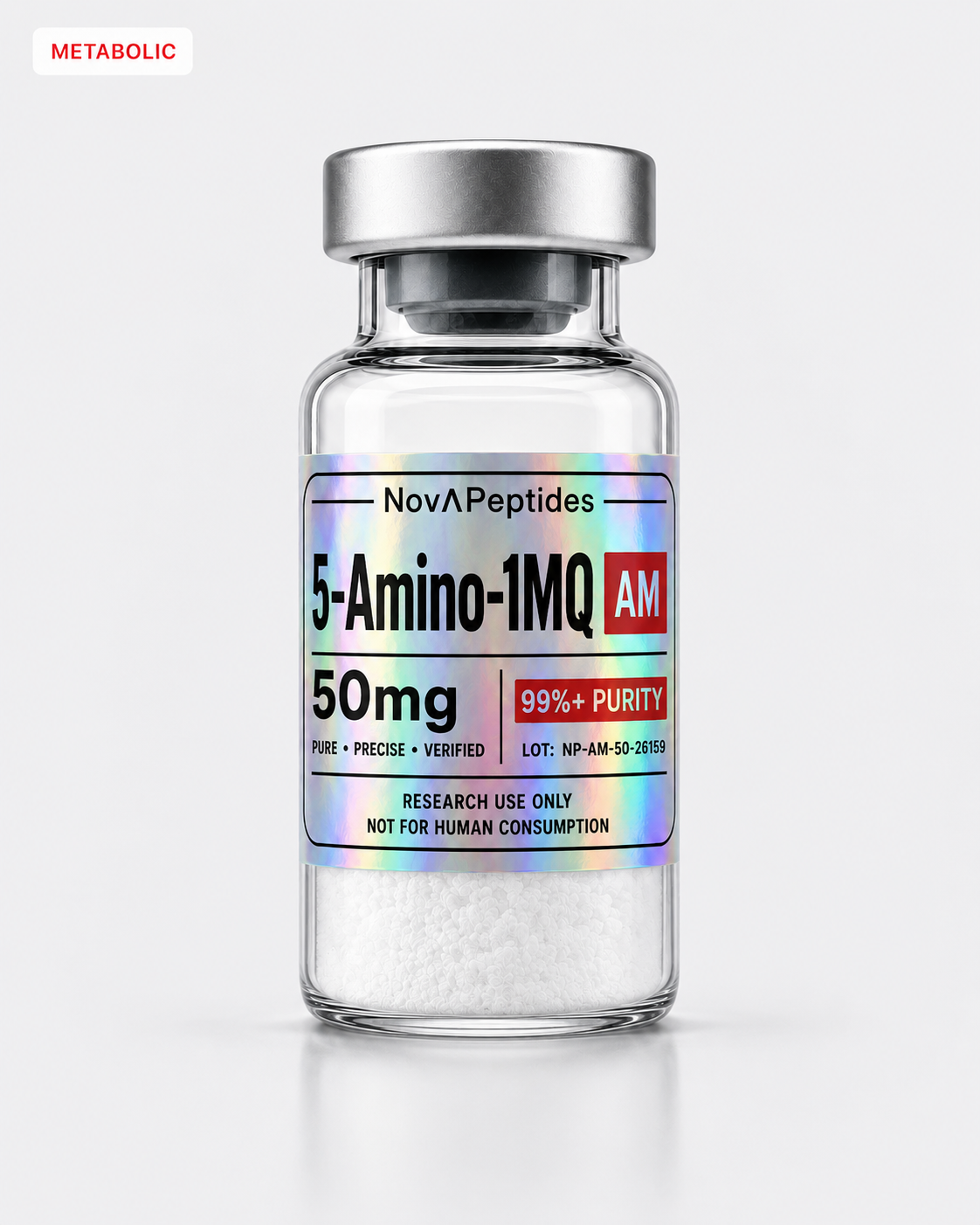 Vial de 5-Amino-1MQ 50 mg Nova Peptides
