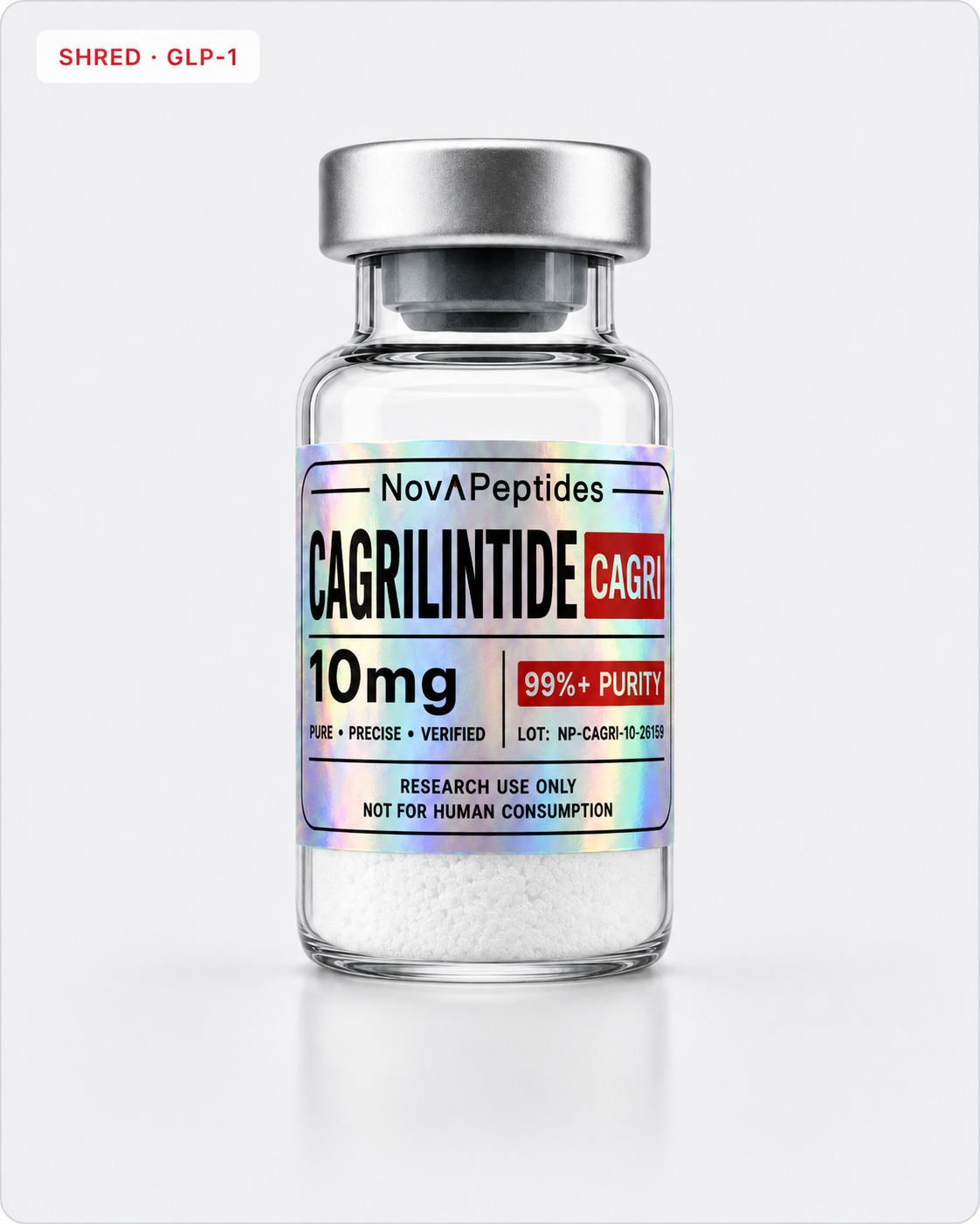 Vial de Cagrilintida 10 mg Nova Peptides
