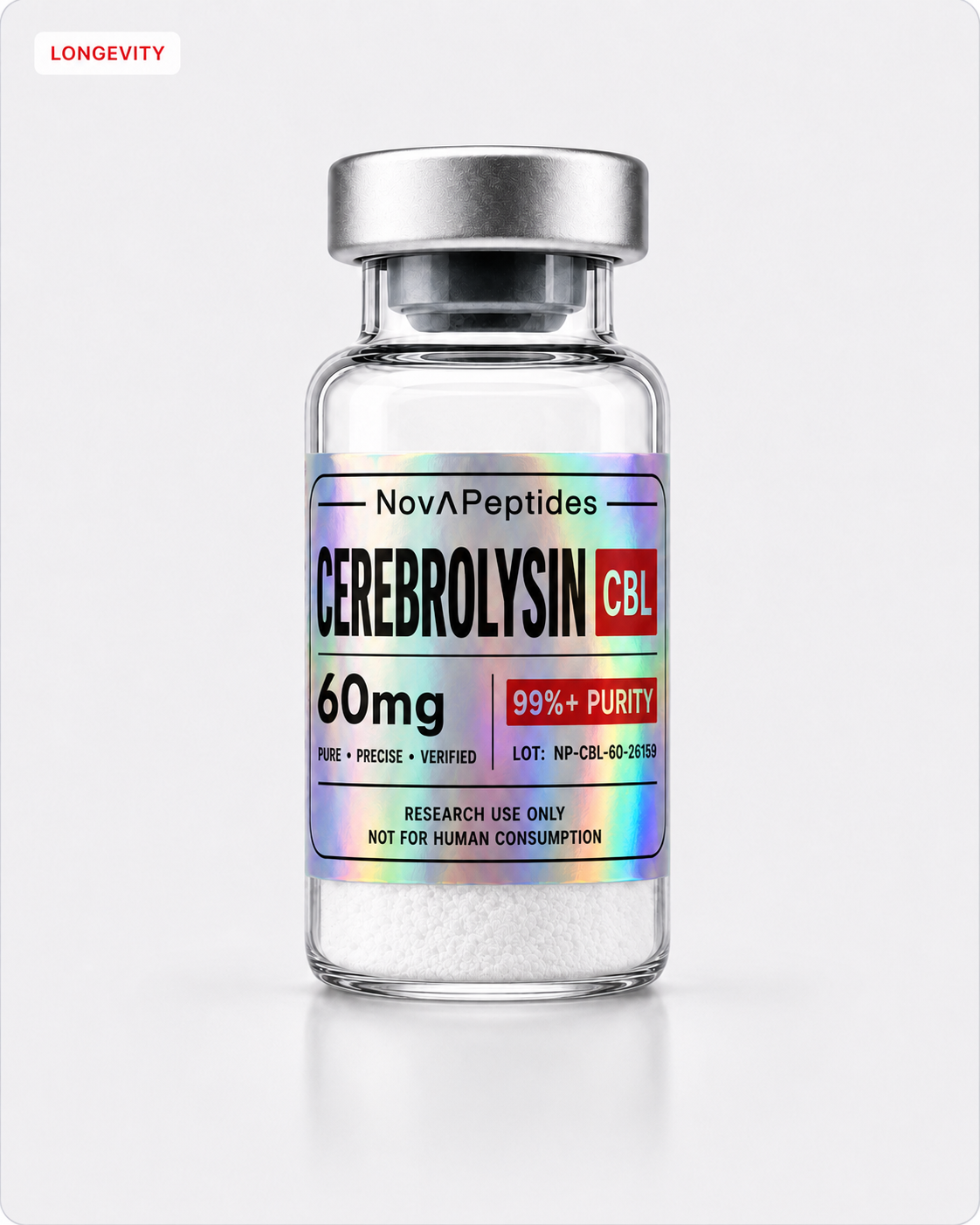 Vial de Cerebrolysin 60 mg Nova Peptides