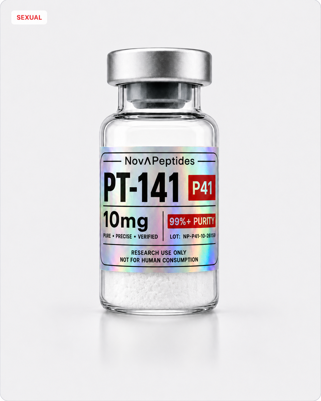 Vial de PT-141 10 mg Nova Peptides