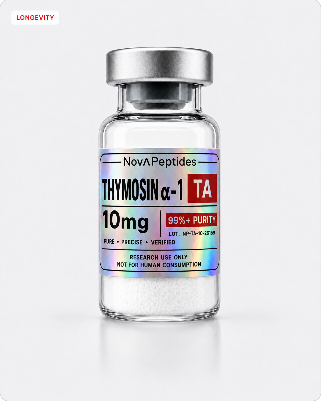 Vial de Thymosin α-1 10 mg Nova Peptides