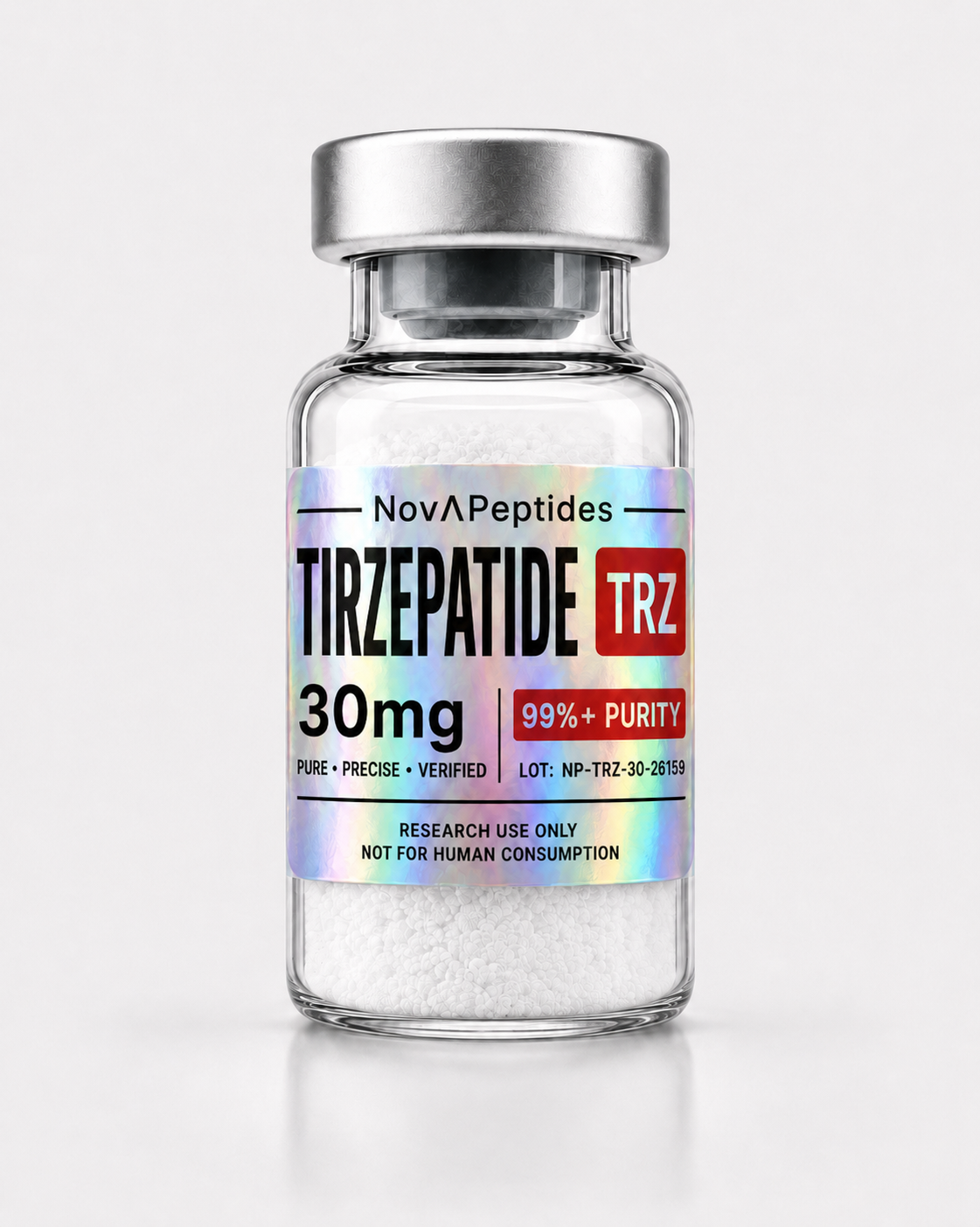 Vial de Tirzepatida 30 mg Nova Peptides