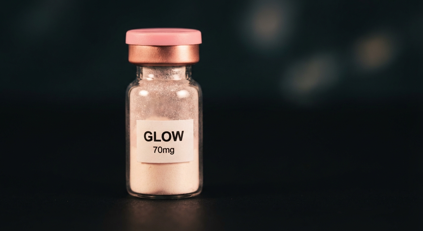 GLOW 70mg blend vial